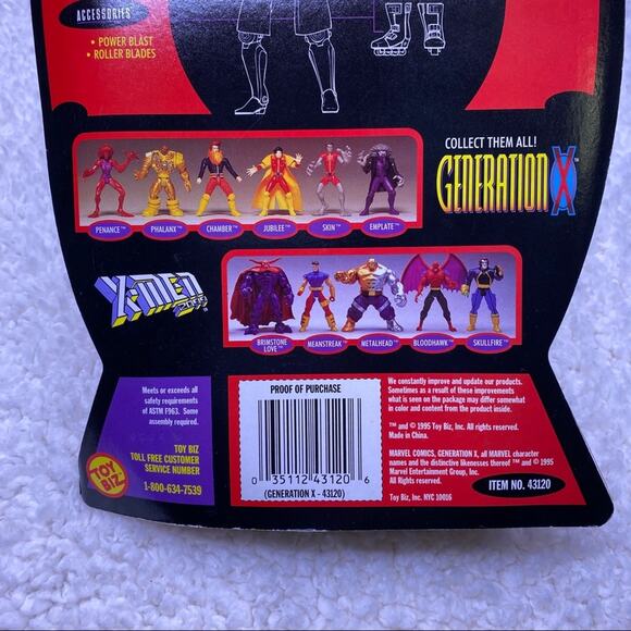 Generation X Jubilee Action Figure Marvel X-Men - Picture 5 of 5